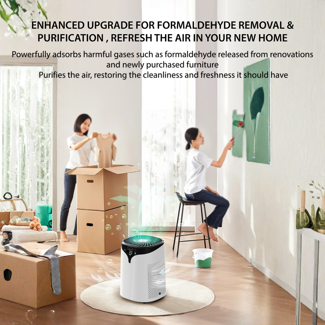 OAIR Auto Sensor Air Purifier (White, 3.5 W, OAIR-SPH13-WHT)