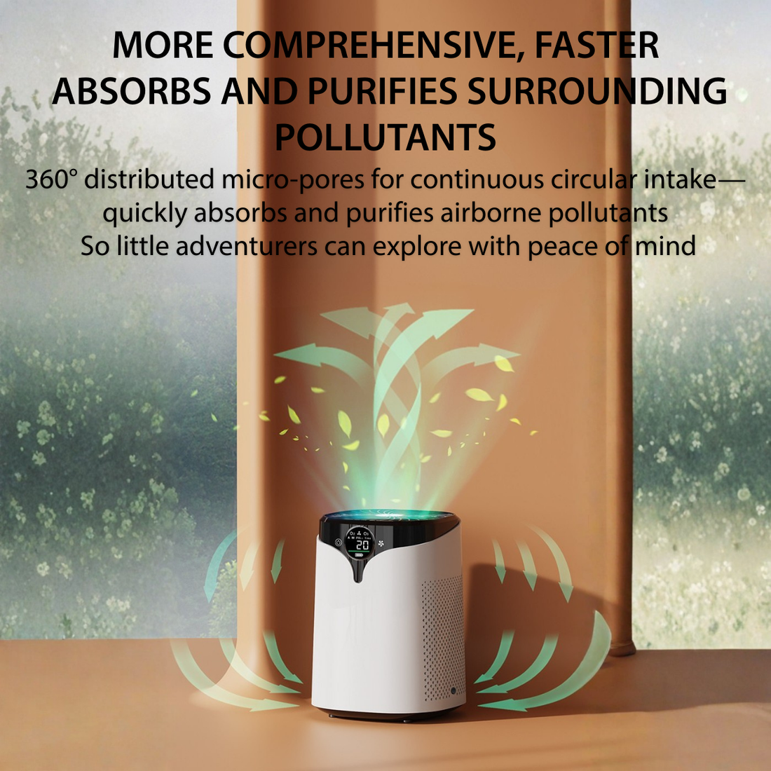 OAIR Auto Sensor Air Purifier (White, 3.5 W, OAIR-SPH13-WHT)