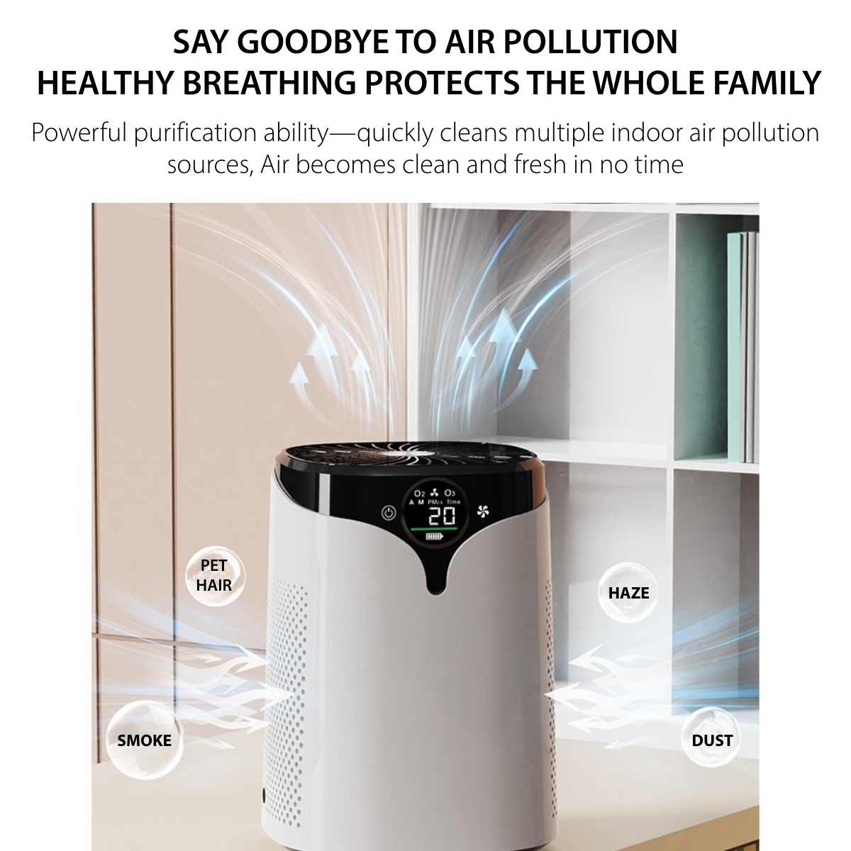 OAIR Auto Sensor Air Purifier (White, 3.5 W, OAIR-SPH13-WHT)