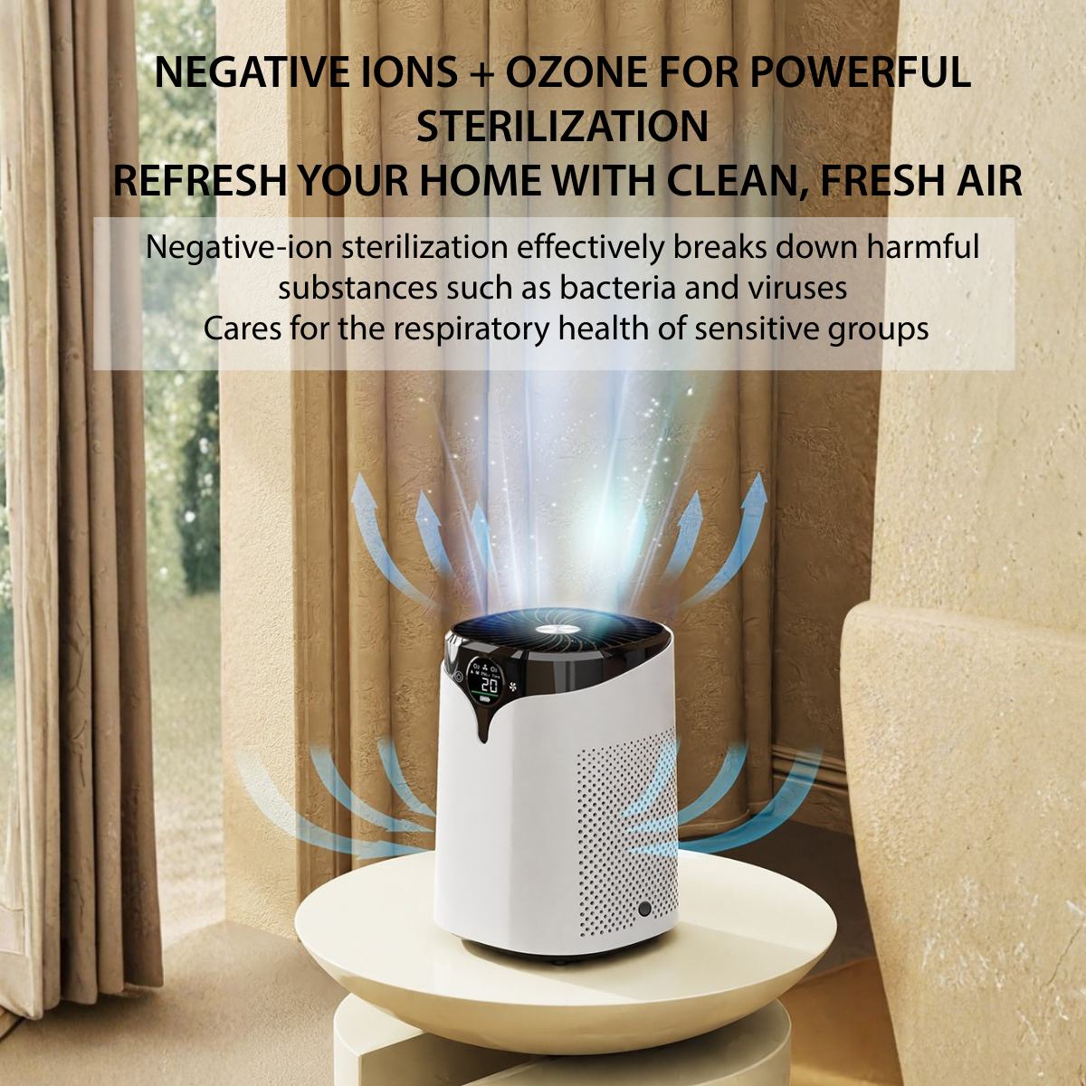 OAIR Auto Sensor Air Purifier (White, 3.5 W, OAIR-SPH13-WHT)