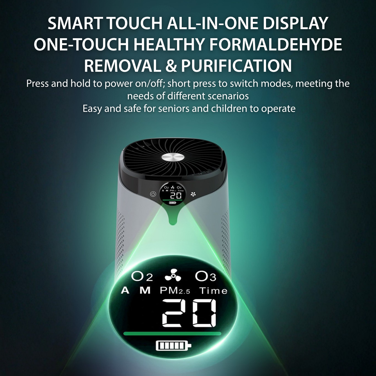 OAIR Auto Sensor Air Purifier (White, 3.5 W, OAIR-SPH13-WHT)