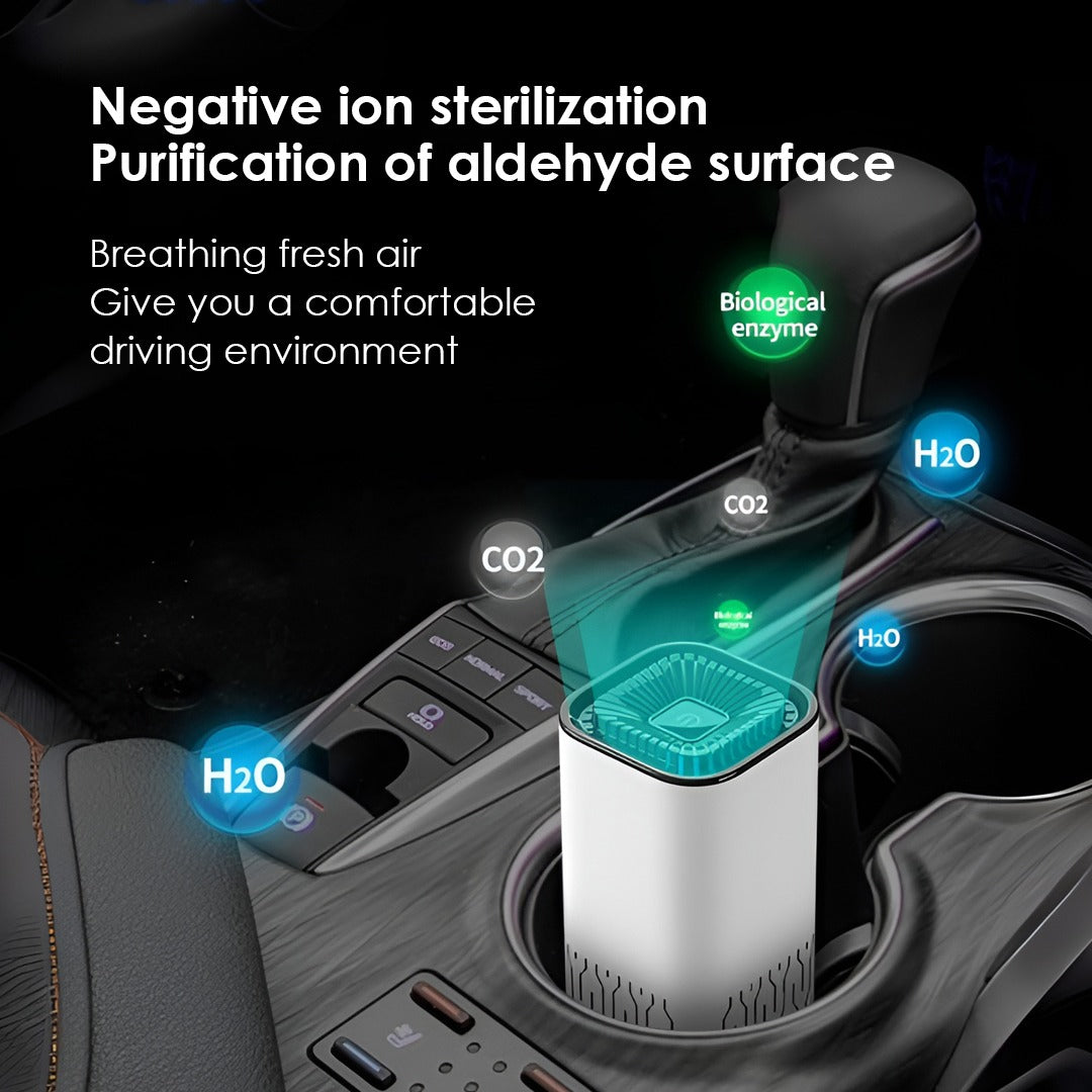 OAIR Smart Air Purifier for Car, Home & Room | 99.8% Sterilization, HEPA H13 Filter, Portable, Silent Operation